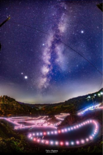 星空の写真の例